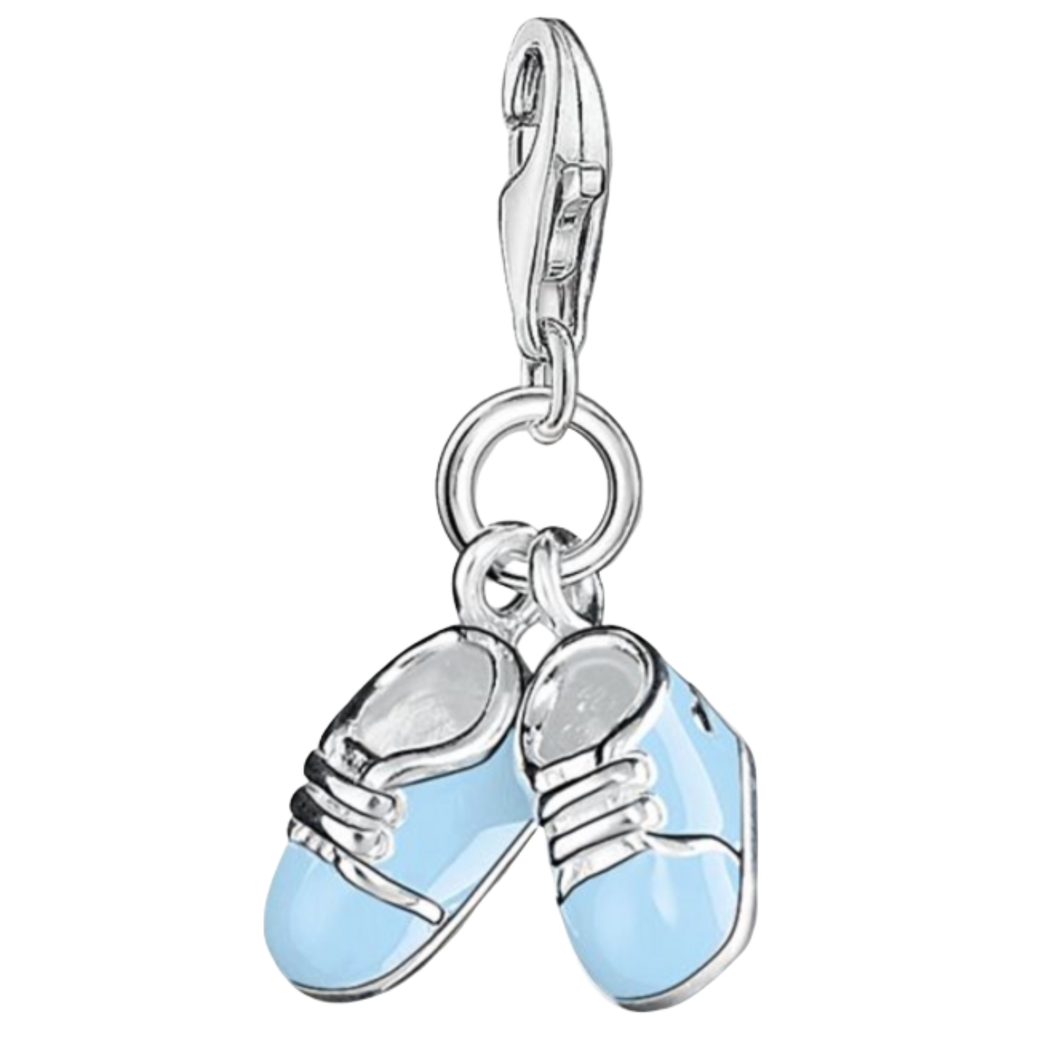 Charms Blue baby Shoes