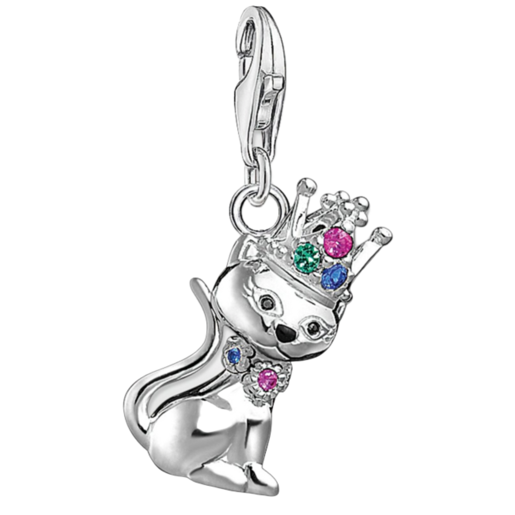 Charms Cat with Crown