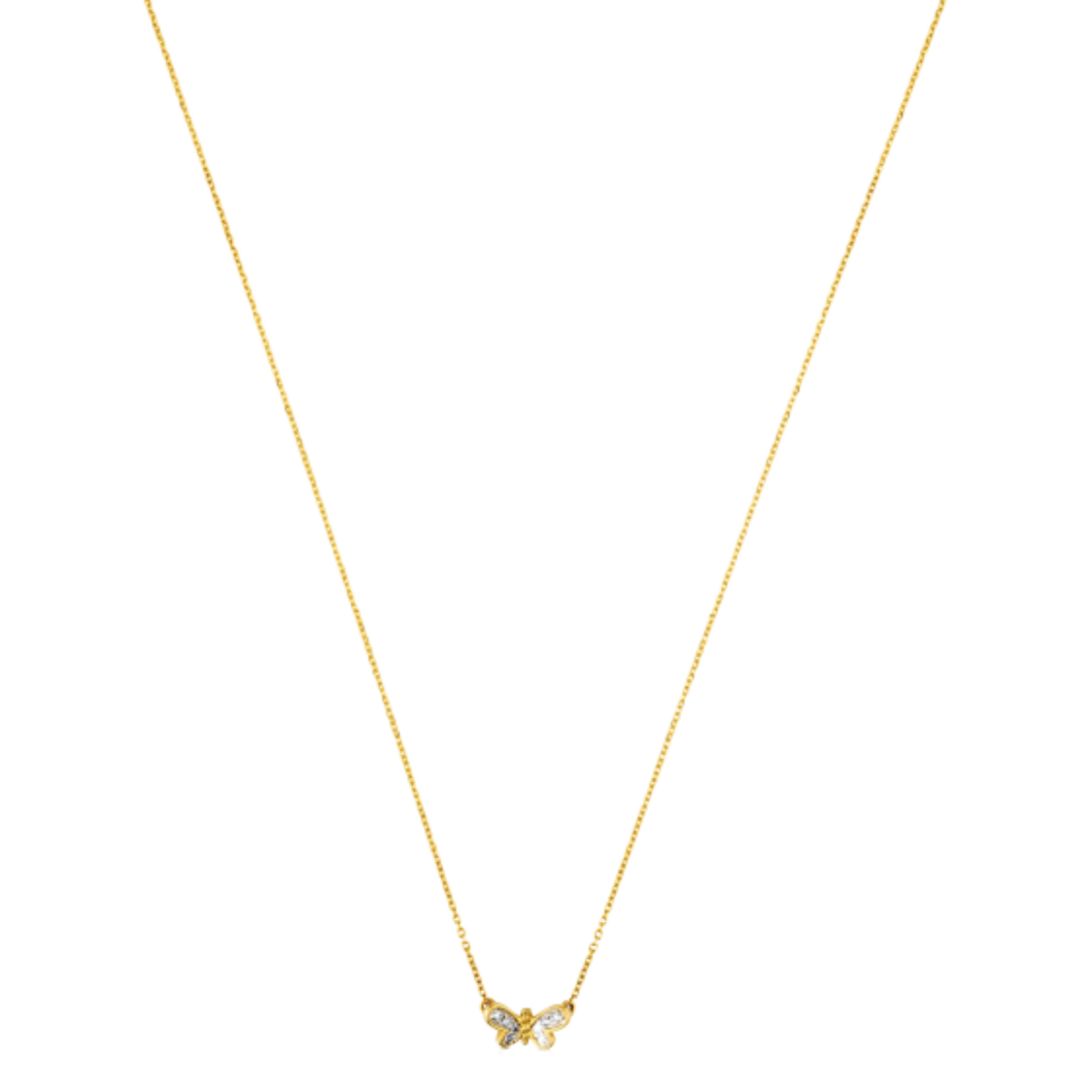 Bera Necklace In Gold With Diamonds