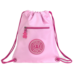 Small Flat Pink School Backpack